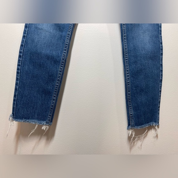 RE/DONE Jeans Women’s Size 26 Originals Straight Leg Ankle Fray - Picture 2 of 11